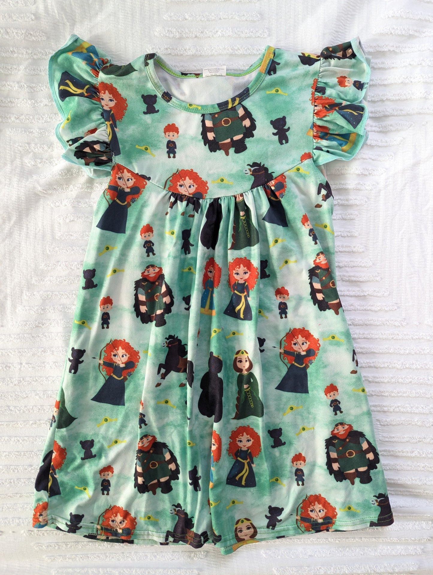 #164 - Disney - Girl's 8 Merida Brave Nightgown (GUC)
