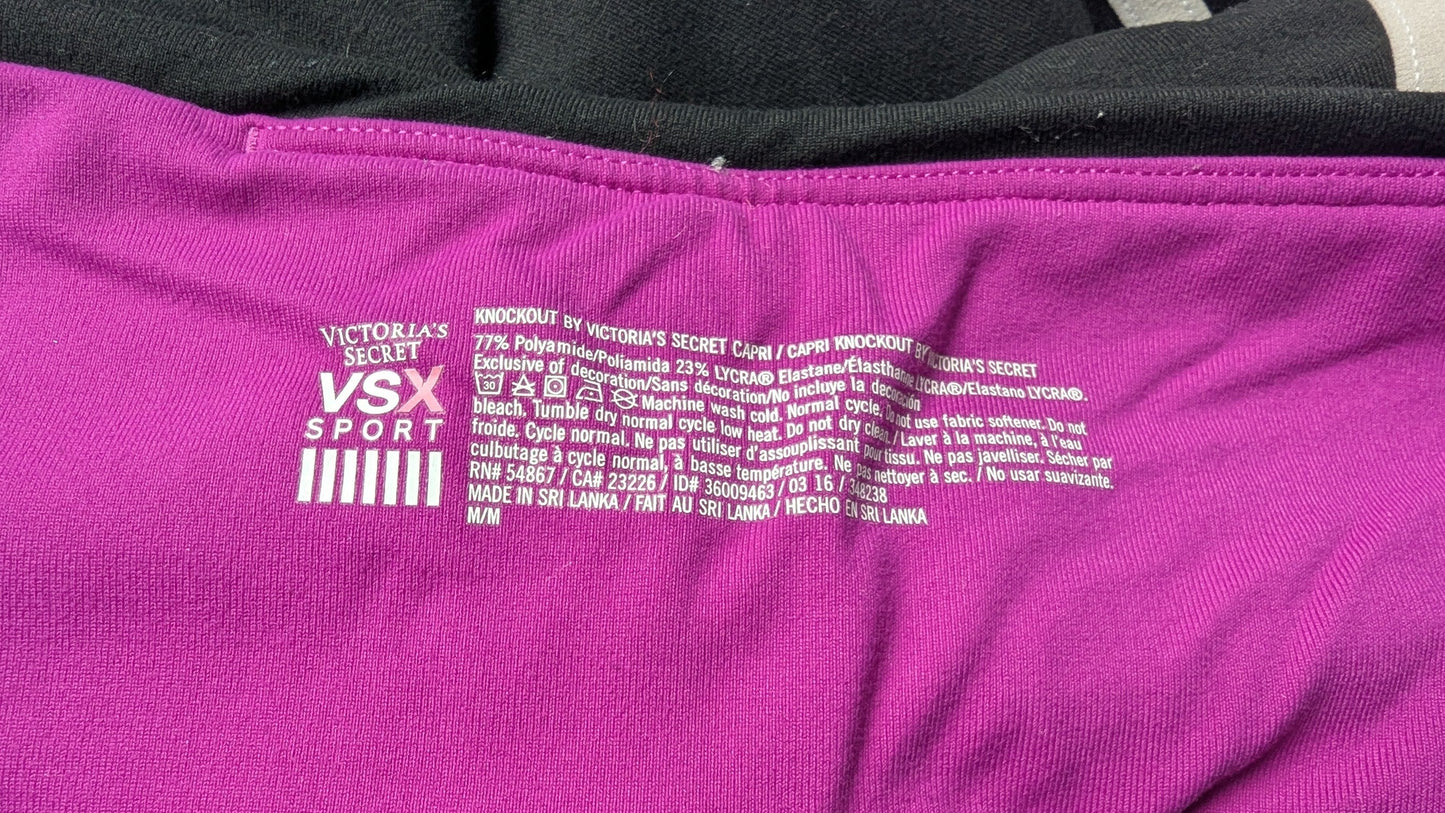 #17 Victoria Secret Women's Capri Yoga Pants (size M) and Sports Bra (size 34B) EUC