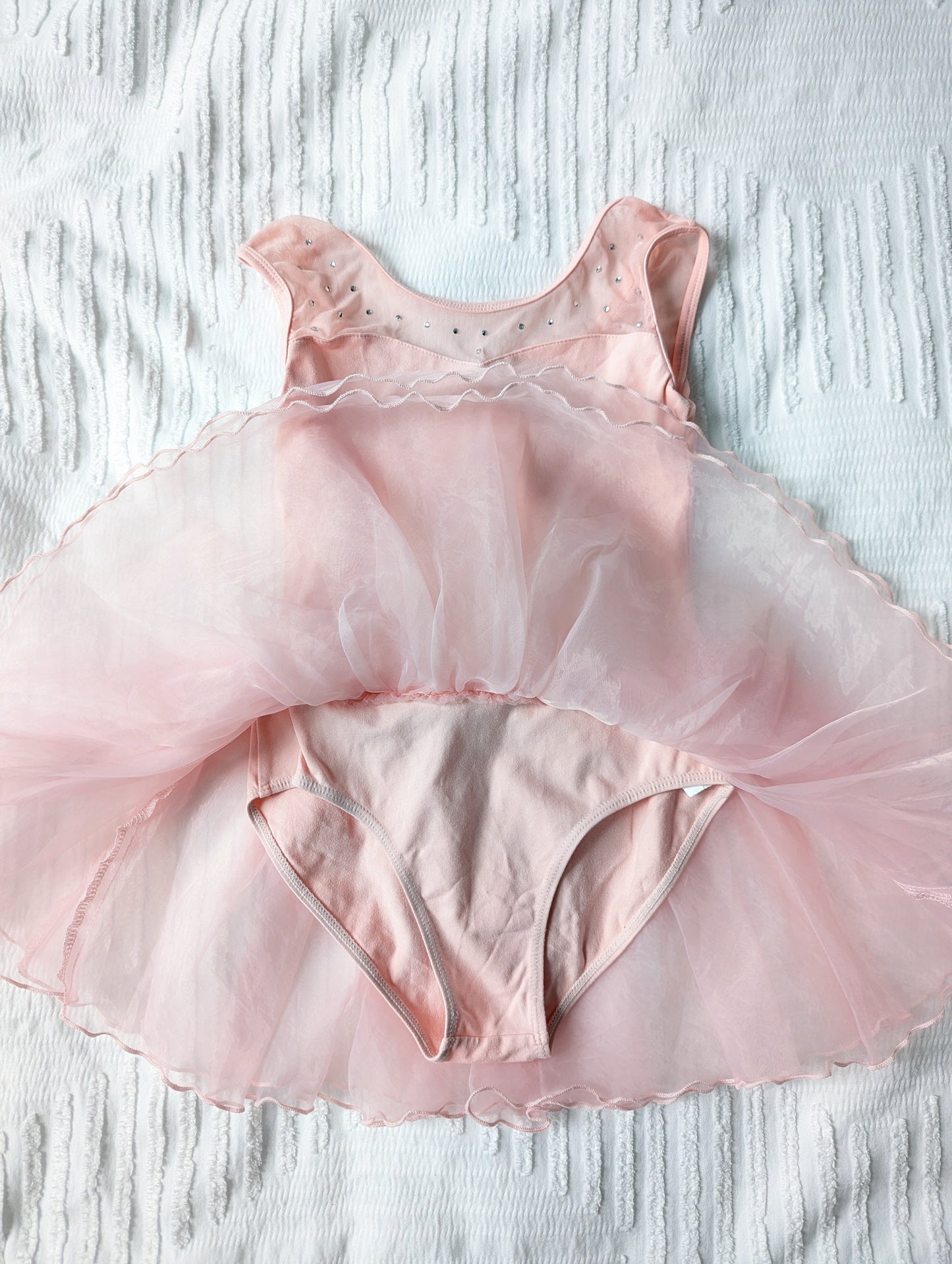 #164 - Zaclotre - Girl's 8/9 Pink Ballet Leotard (VGUC)