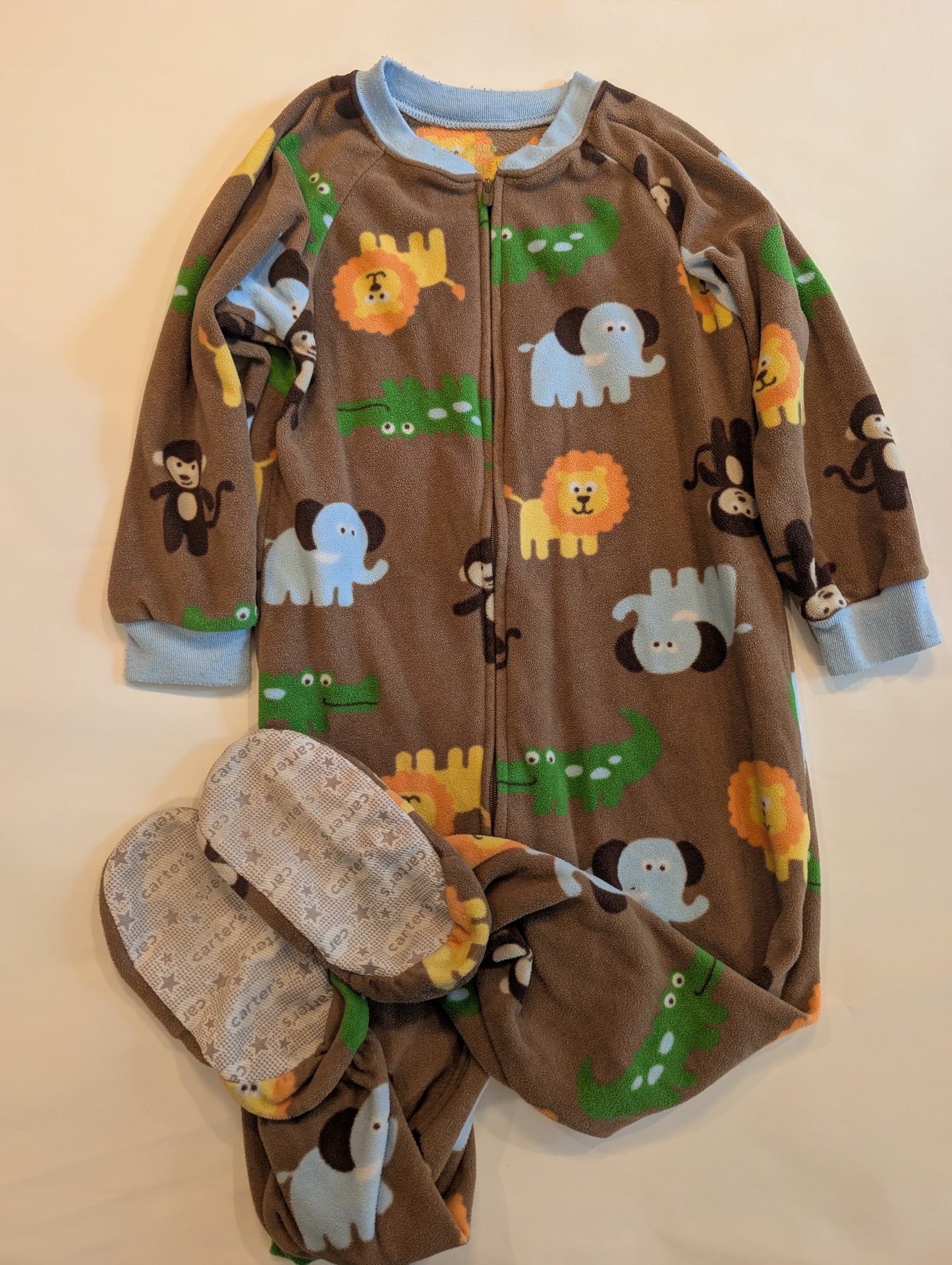 #125 Jungle Zip PJs 3T
