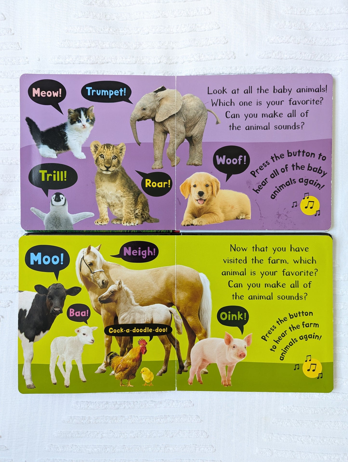 #164 - Noisy Baby Animals & Farm Books (GUC)