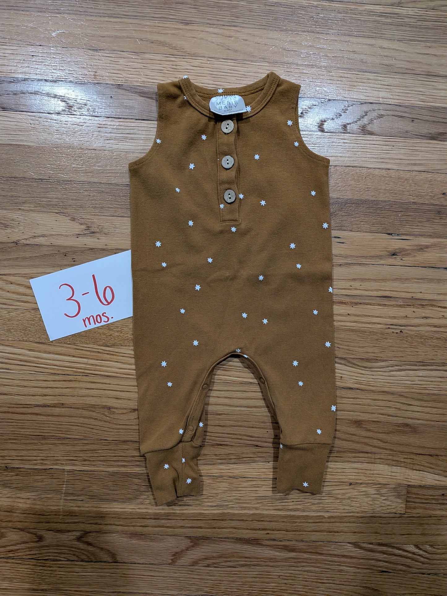 206 Mebie Baby Star Romper 3-6 mos