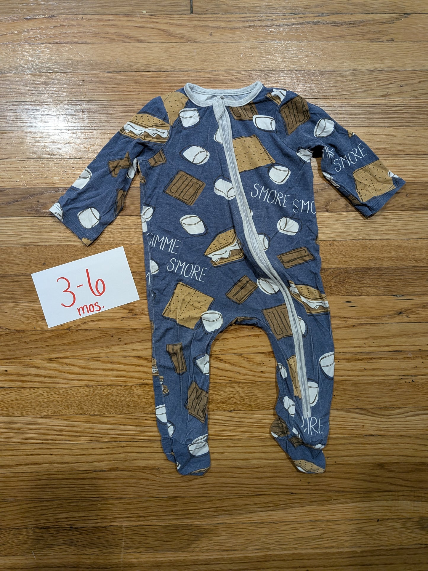 206 Mudpie Smores Jammies 3-6 mos