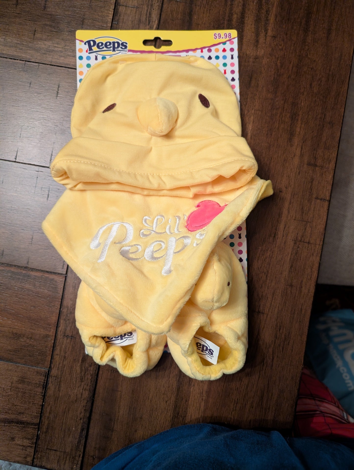 #5 Peep Newborn Hat+Booties Set