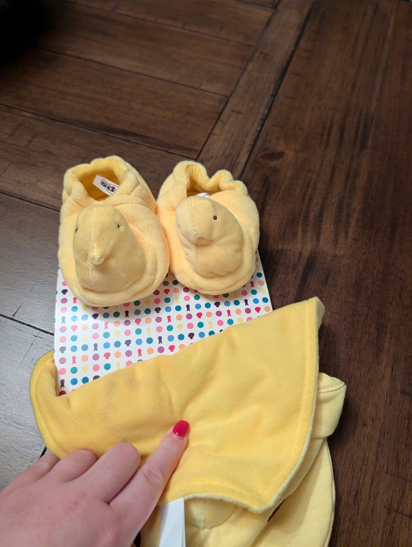 #5 Peep Newborn Hat+Booties Set