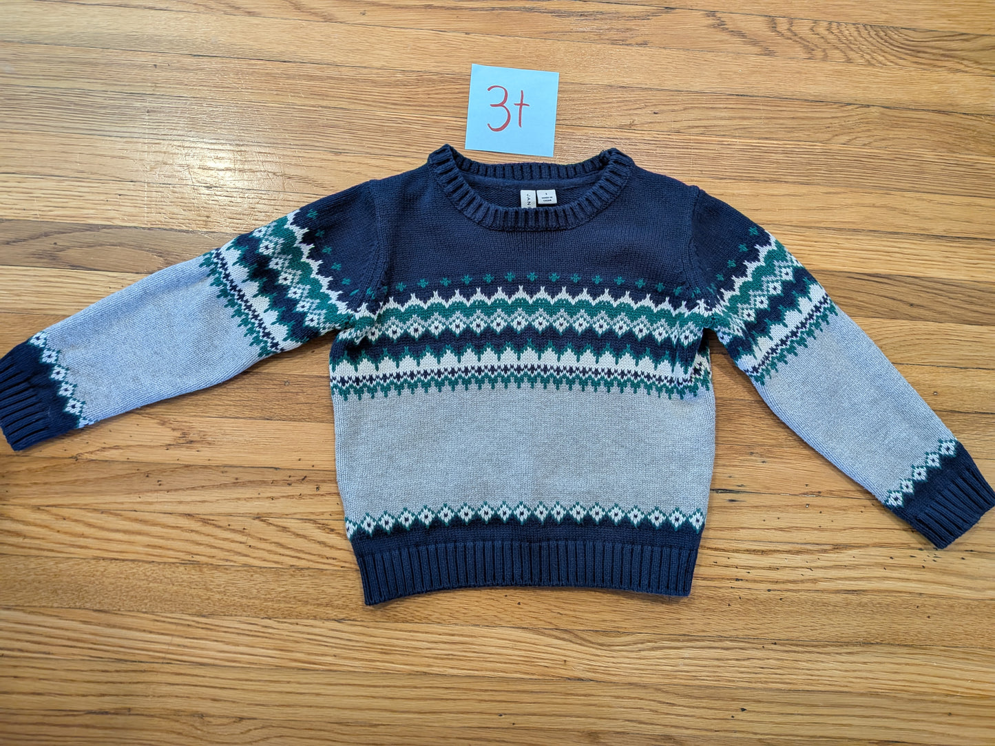 206 Janie and Jack Sweater Boys 3t
