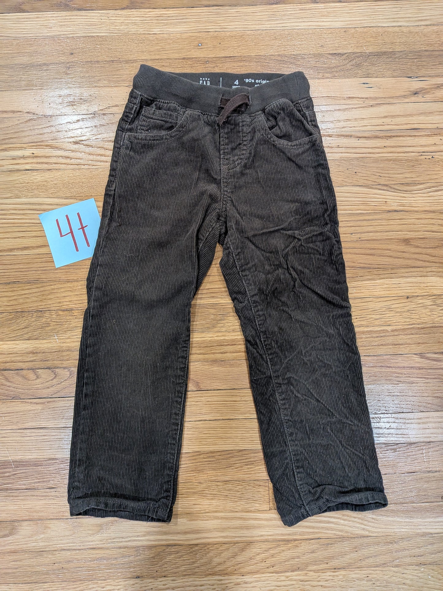 206 Gap Brown Corduroy pants 4t