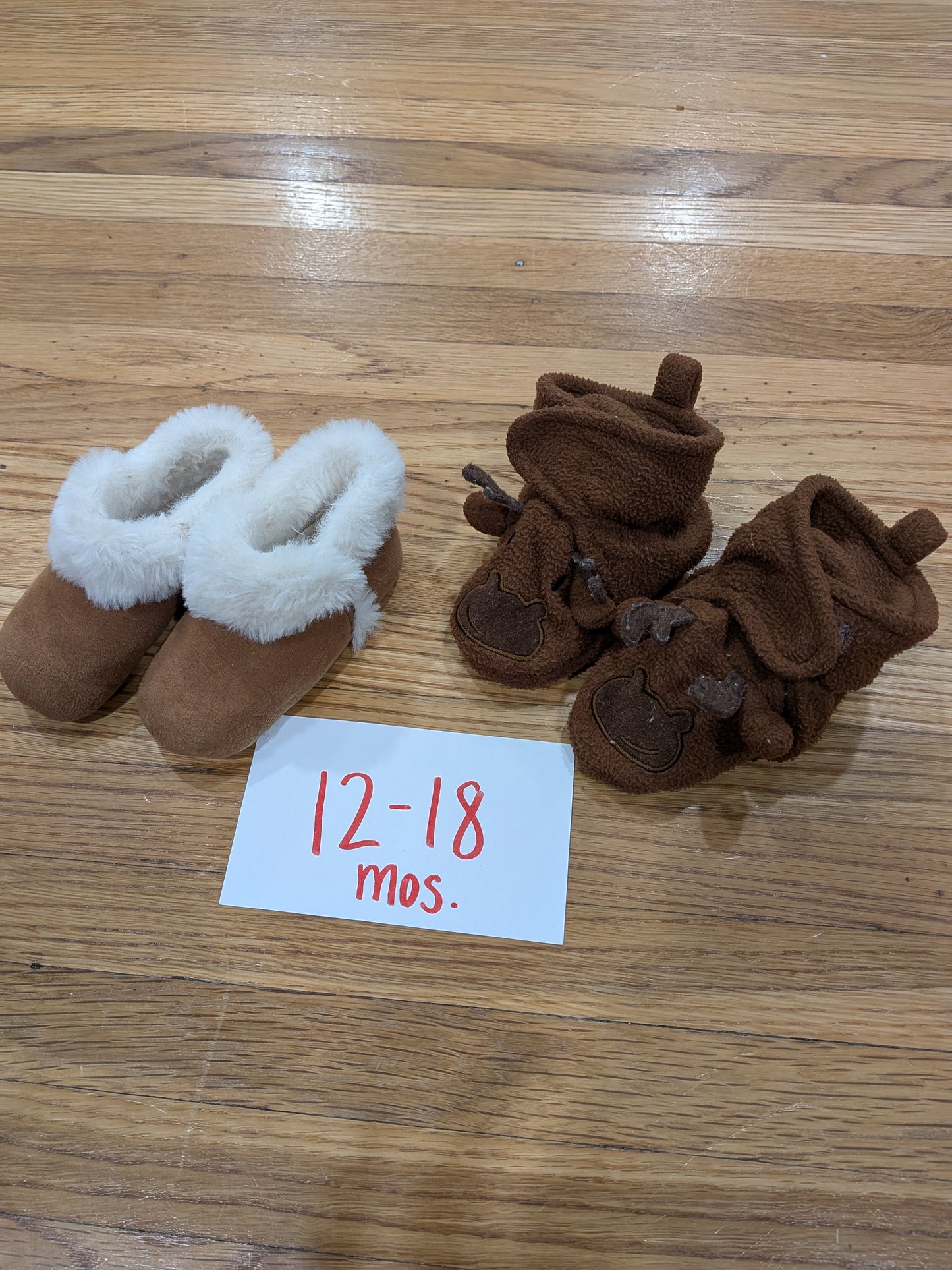 206 warm booties 12-18 mos bundle