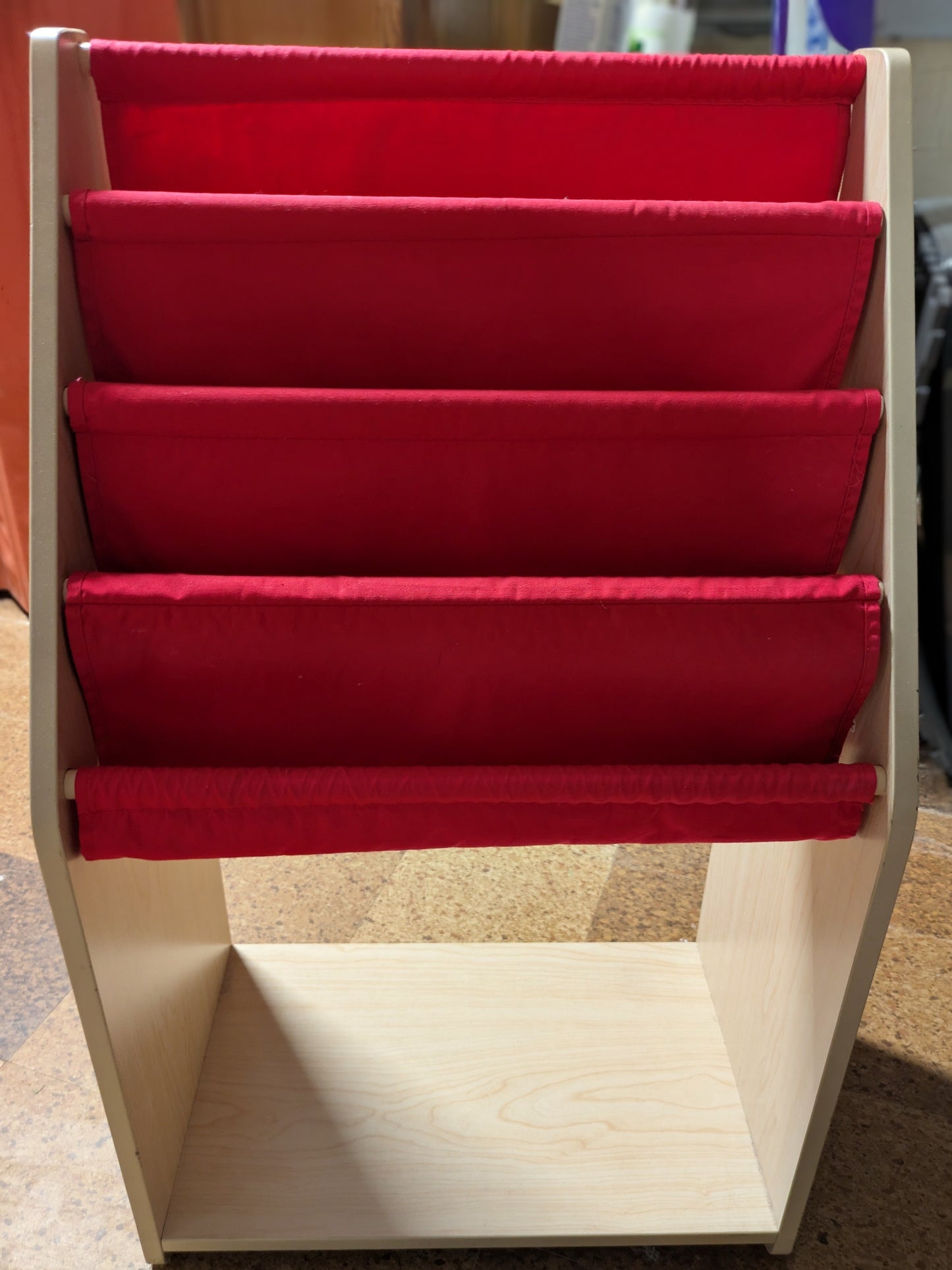 #219 Red Book Display Shelf