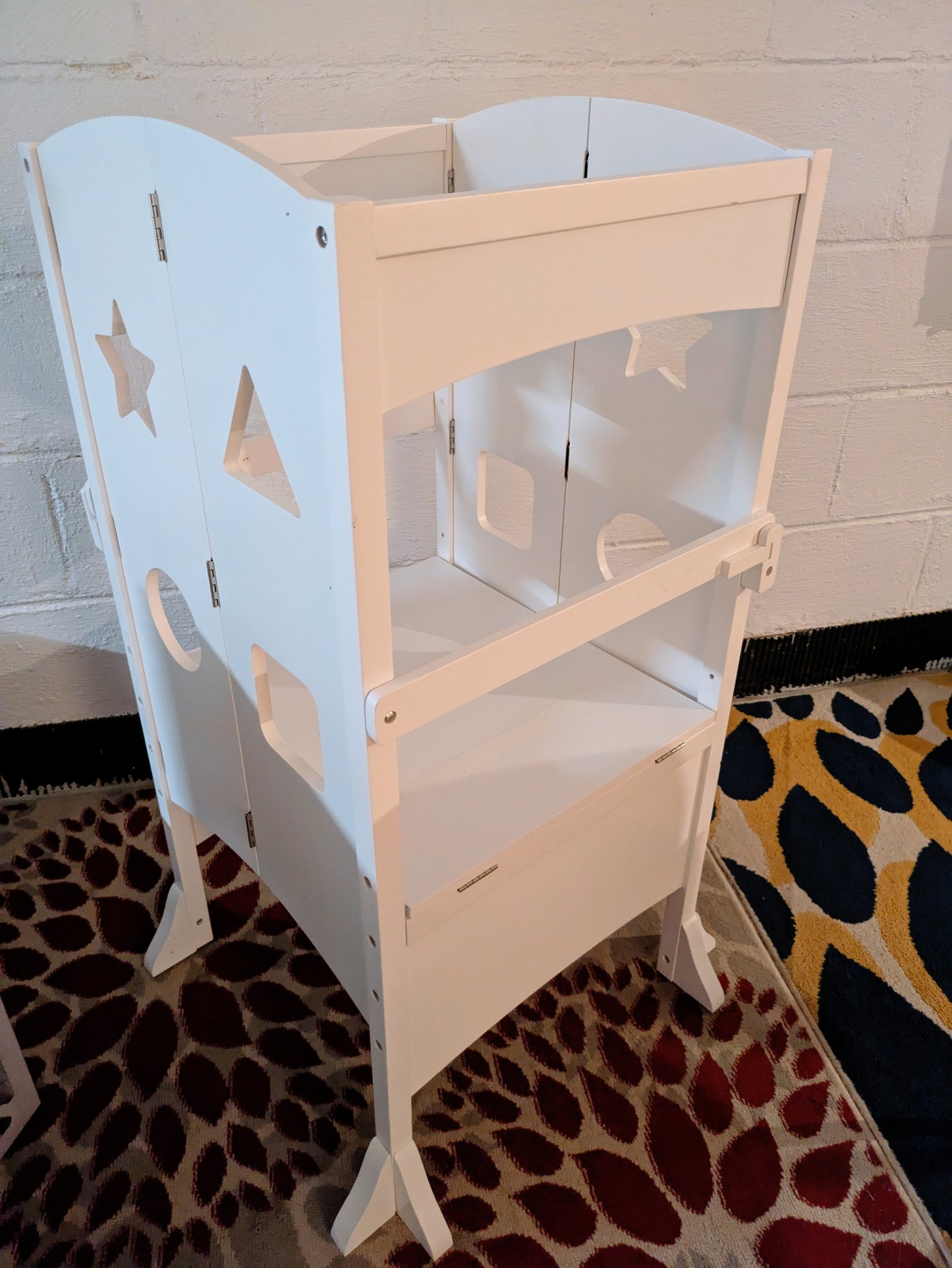 #219 Foldable Kitchen Helper Learning Tower, Life Concepts Brand, White