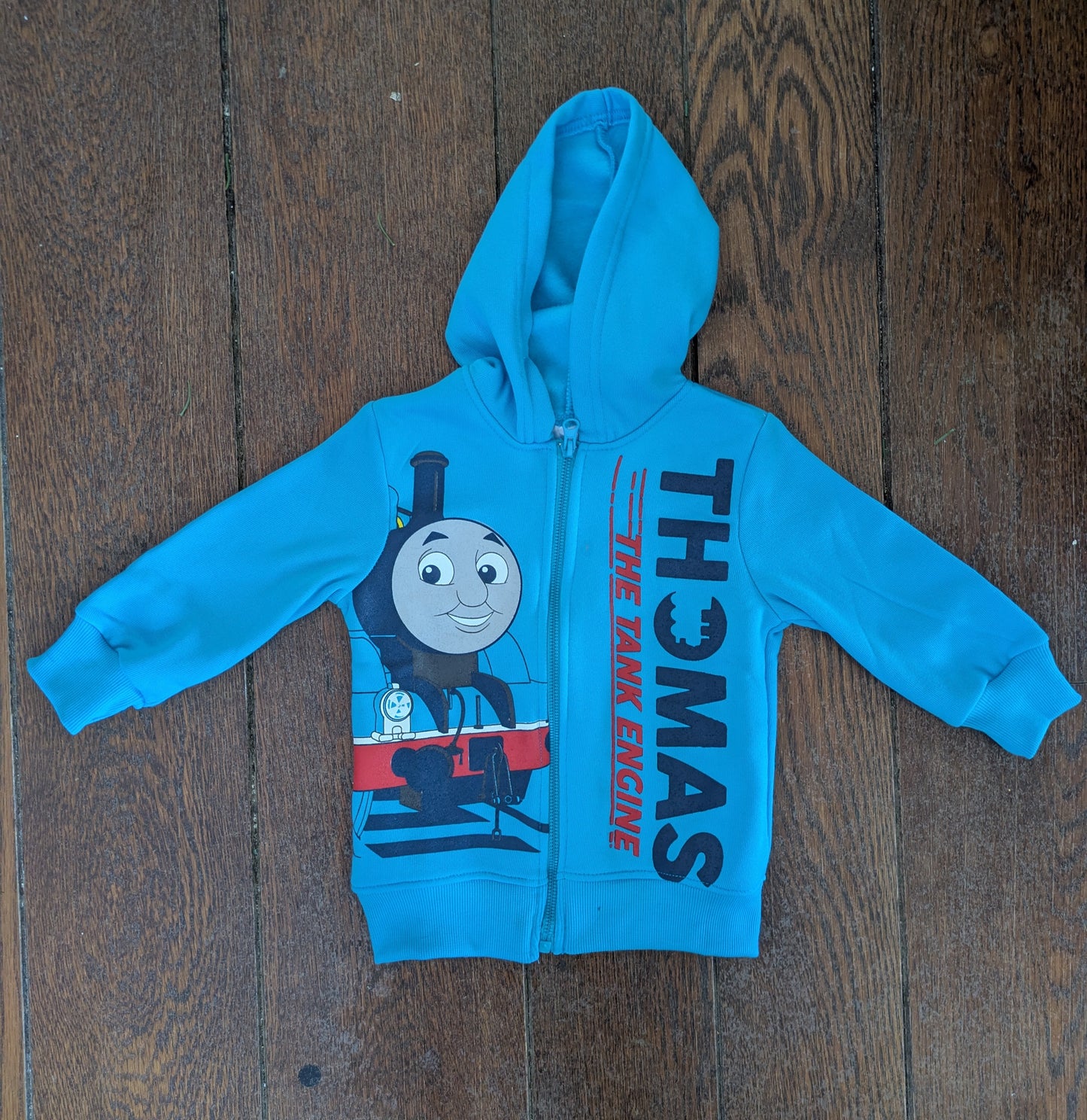 #52 2T Blue Thomas the Tank Hoodie