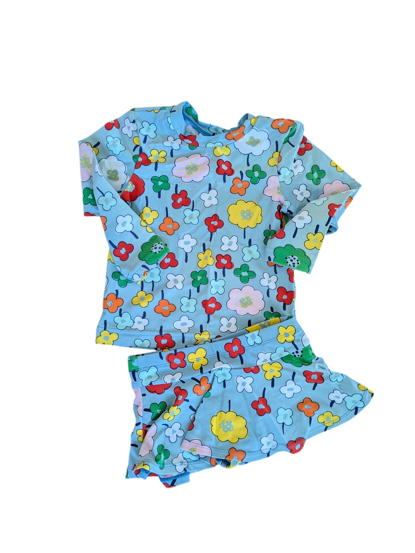#52 Hanna Andersson 3T Flower Swimsuit