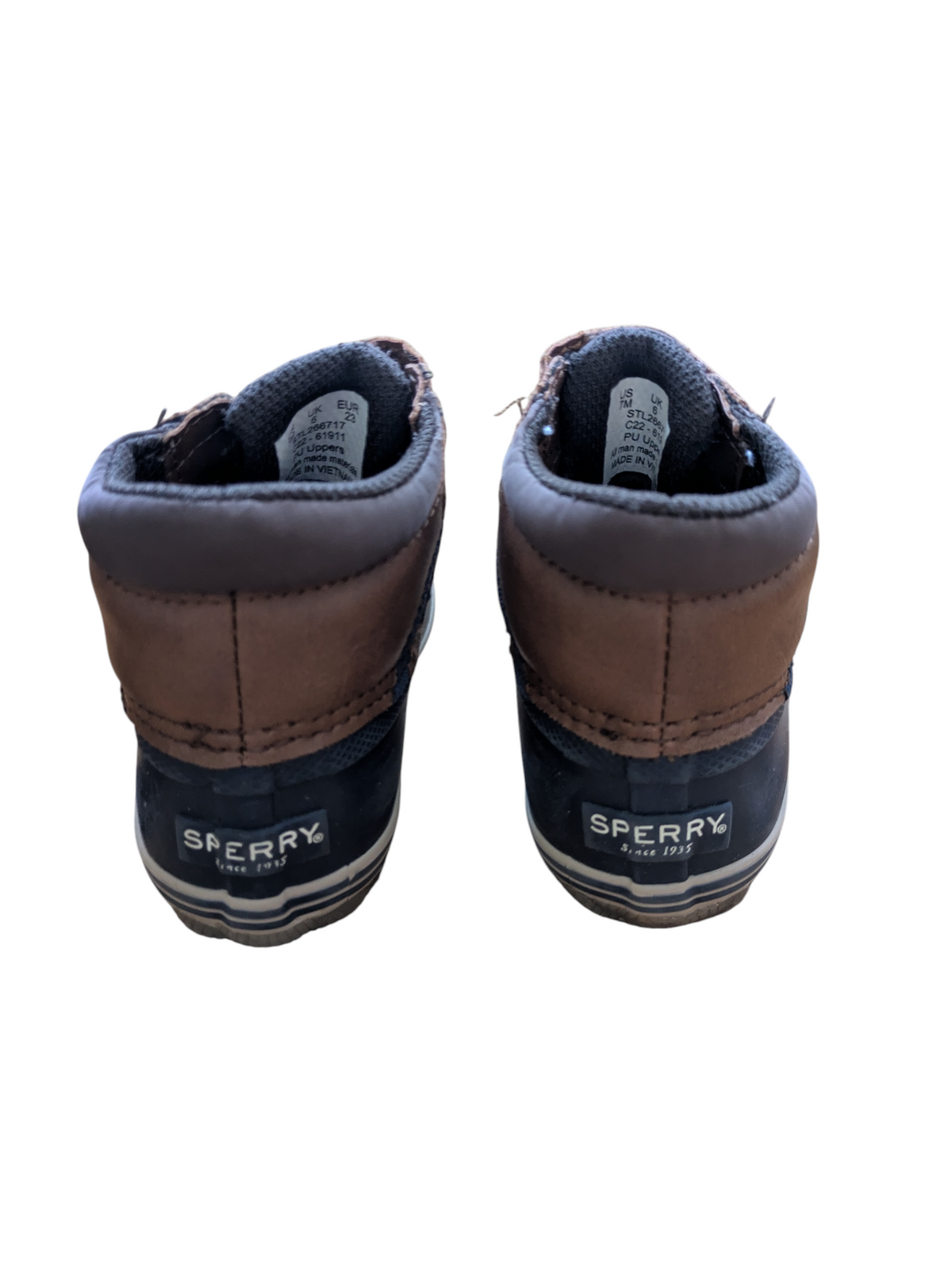 #52 Sperry Bowline Storm Boots Size 7