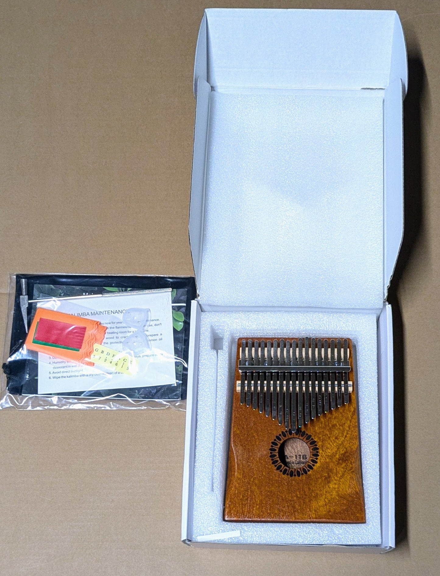 Seller #111, Kalimba ("Thumb Piano"), Instrument, New in Box