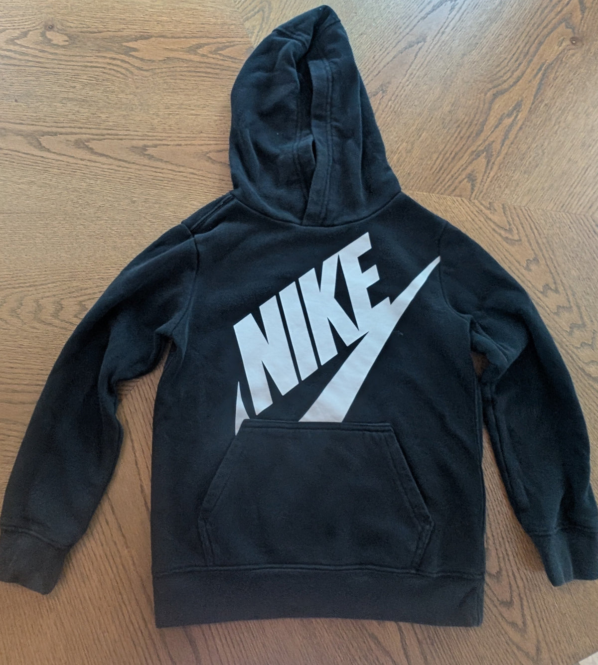 #67 Black Cotton Nike Hoodie Boys Size 6