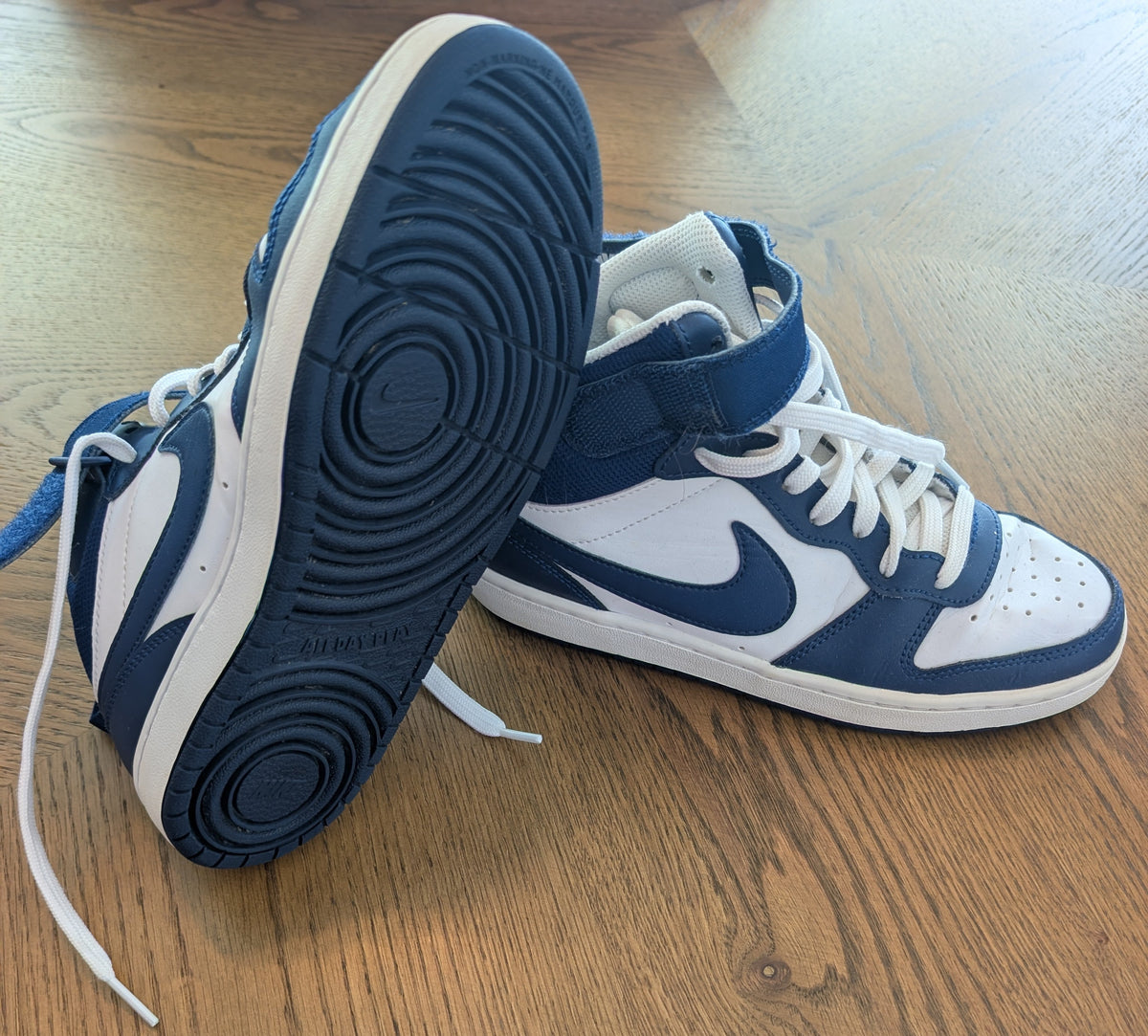 #67 Nike Mid-Top Gym Shoes Size 5