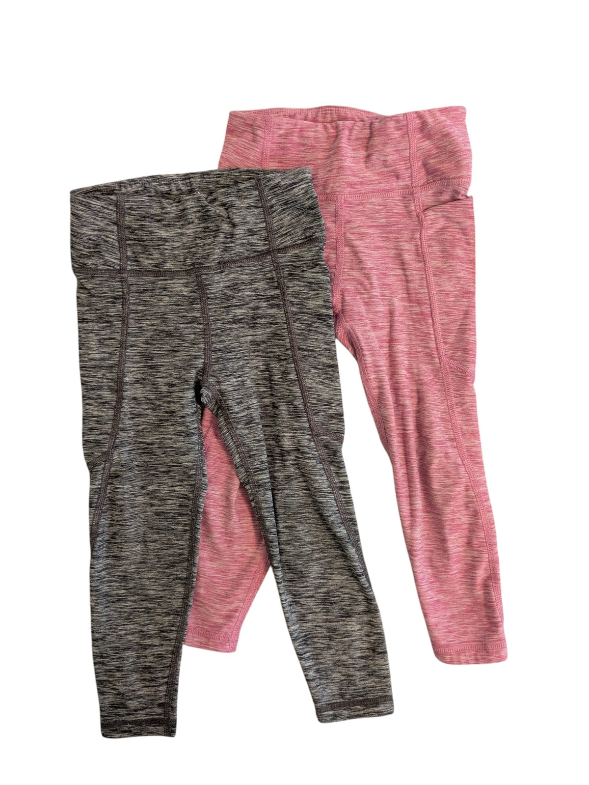 #52 Hanna Andersson 4T Girls Active leggings in Pink and Black