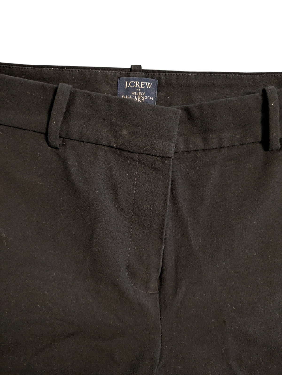 #52 J Crew Womens Size 8 Black Ruby Full-Length Pant