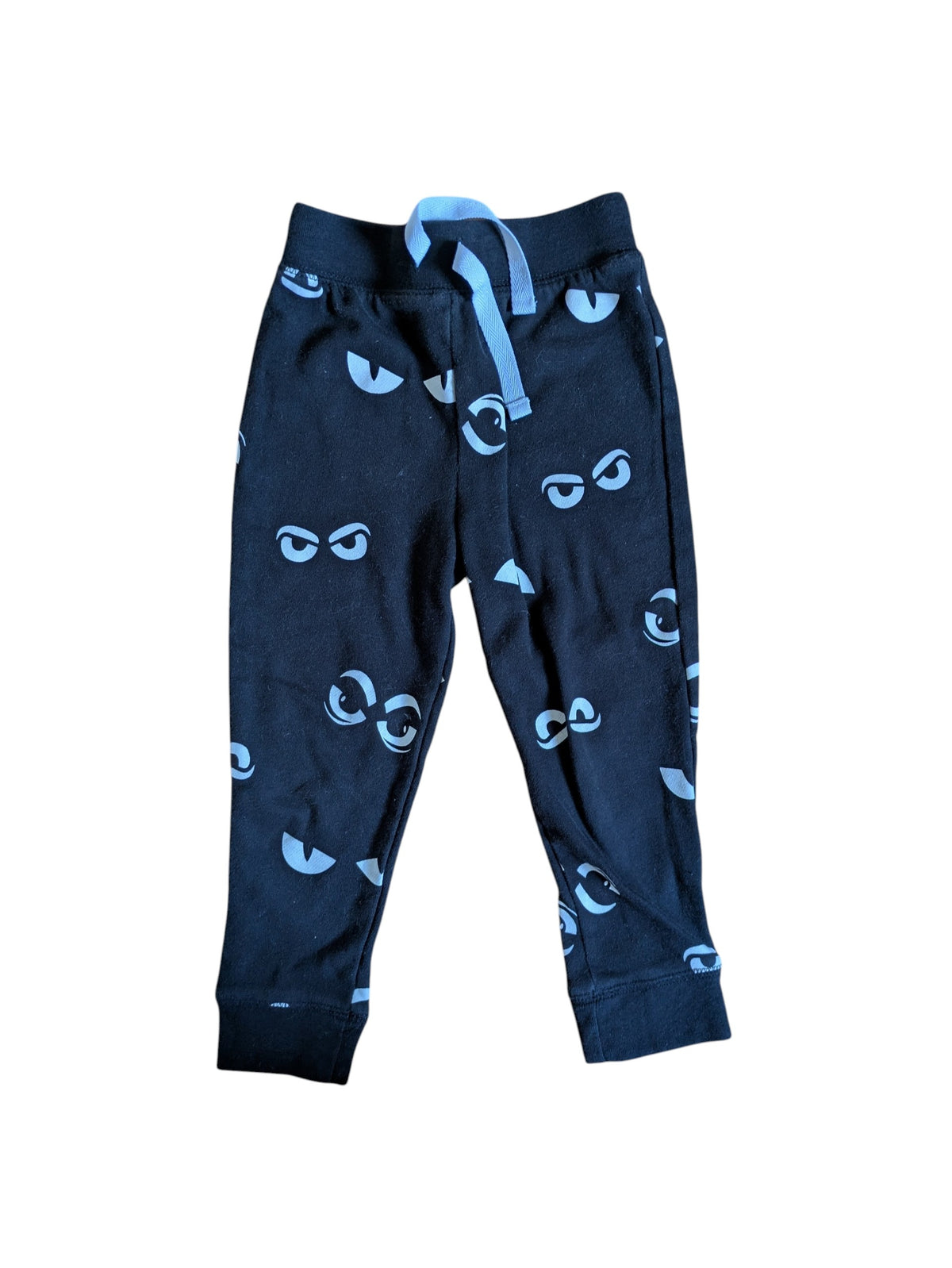 #52 3T Black Halloween Eyes Sweatpants