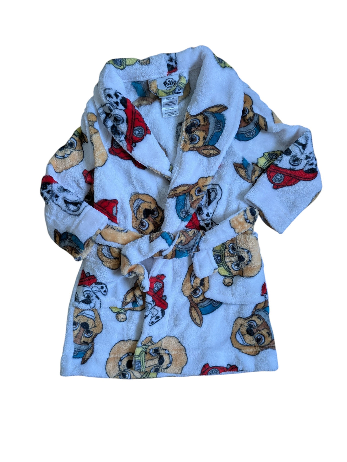 #52 2T Paw Patrol Fuzzy Robe