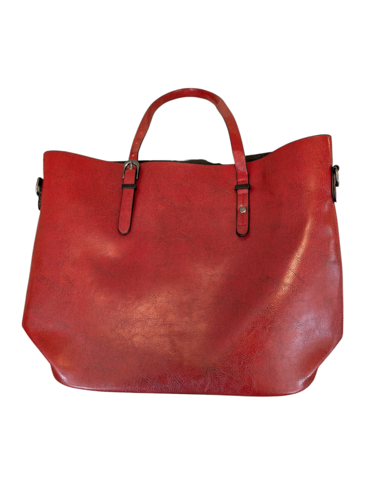 #52 Mercer & Bloom Womens Burgundy Olivia - Vintage Shoulder Bag