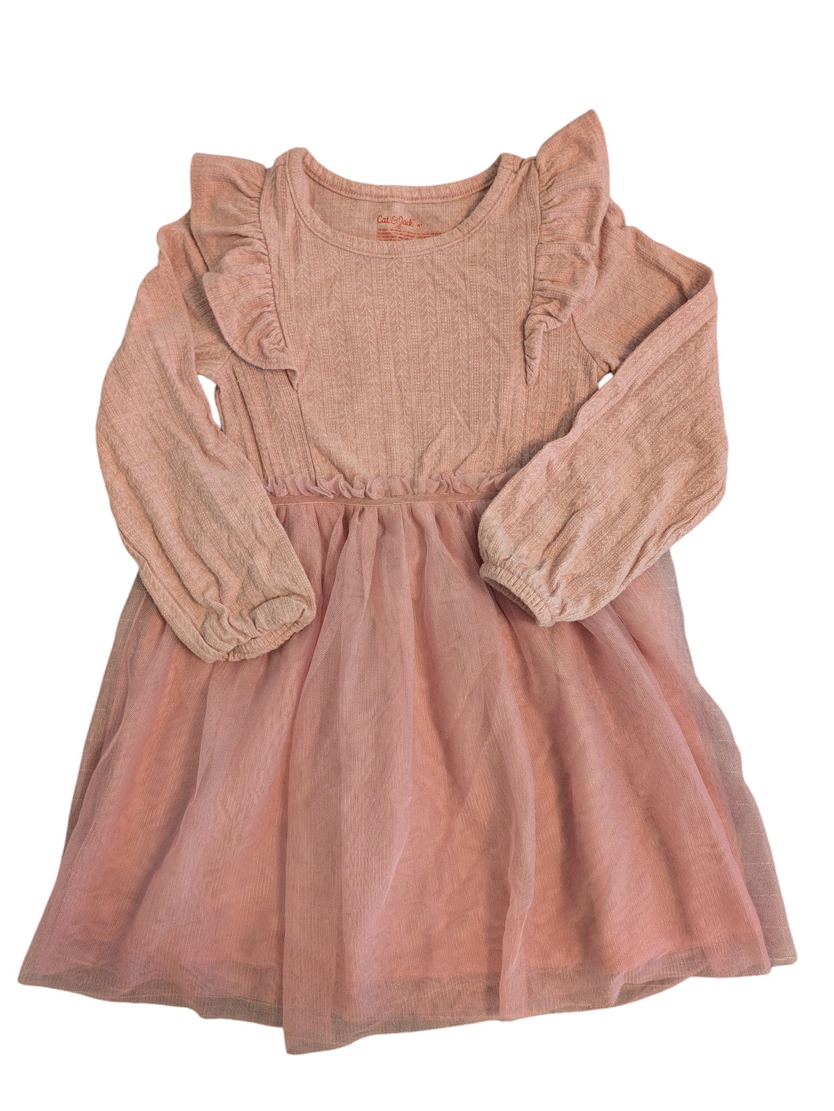 #52 Cat & Jack 4T Light rose tulle dress