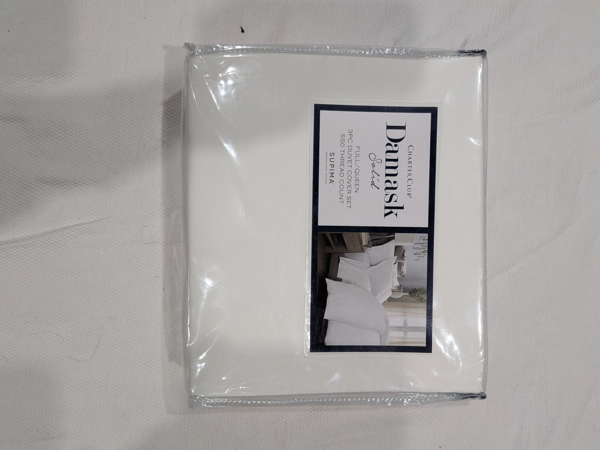 Seller 2. Damask, duvet cover set. full/queen