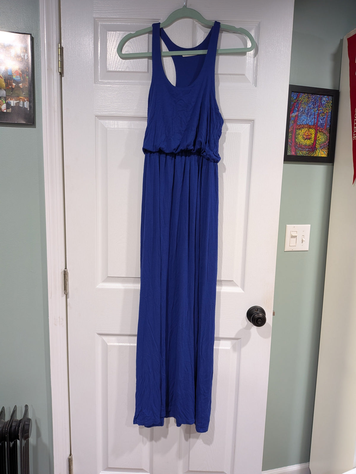 Seller 2. Lush blue maxi dress womens size medium