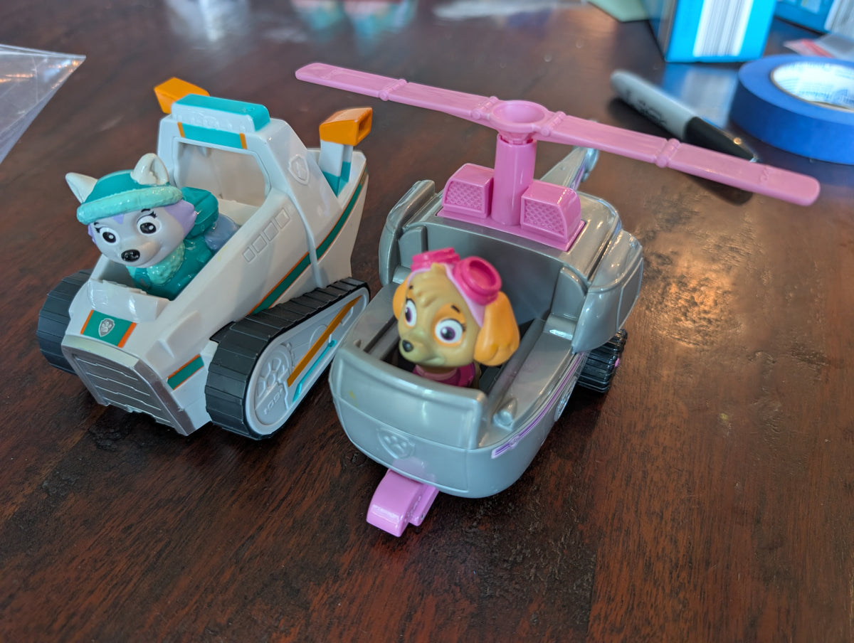 Seller 123 - Everest and Skye Paw Patrol Set