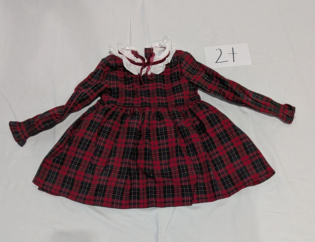 199 Edgehill girls plaid 2t dress