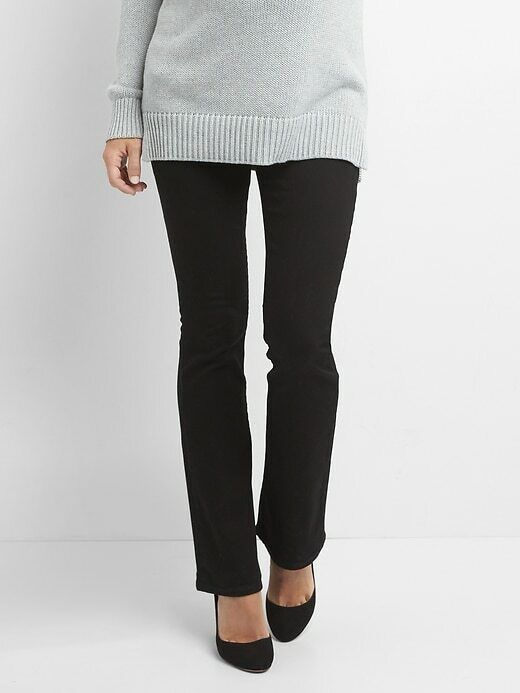 #181 EUC Gap Maternity Black Denim - Baby Boot - 6 Maternity