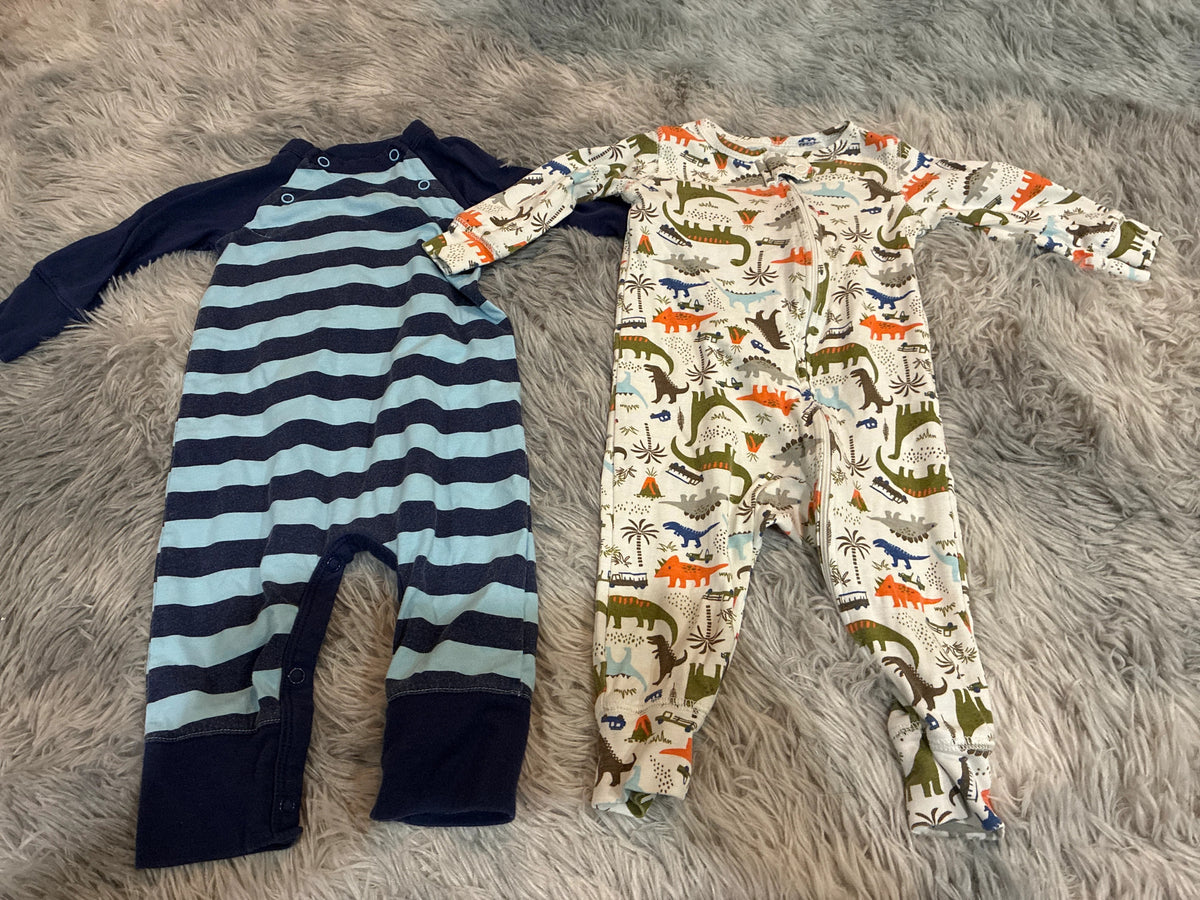 SCO46-bodysuit-boys-3-6 months- 2 pack