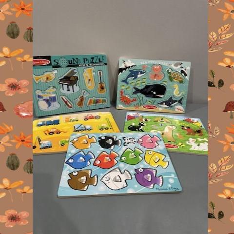 #54 Melissa & Doug Puzzle Set
