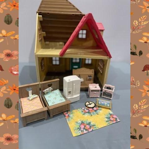 #54 Lil Woodzeez House, Characters & Furniture