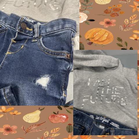 #54 Sweatshirt & Jeans Set 3T