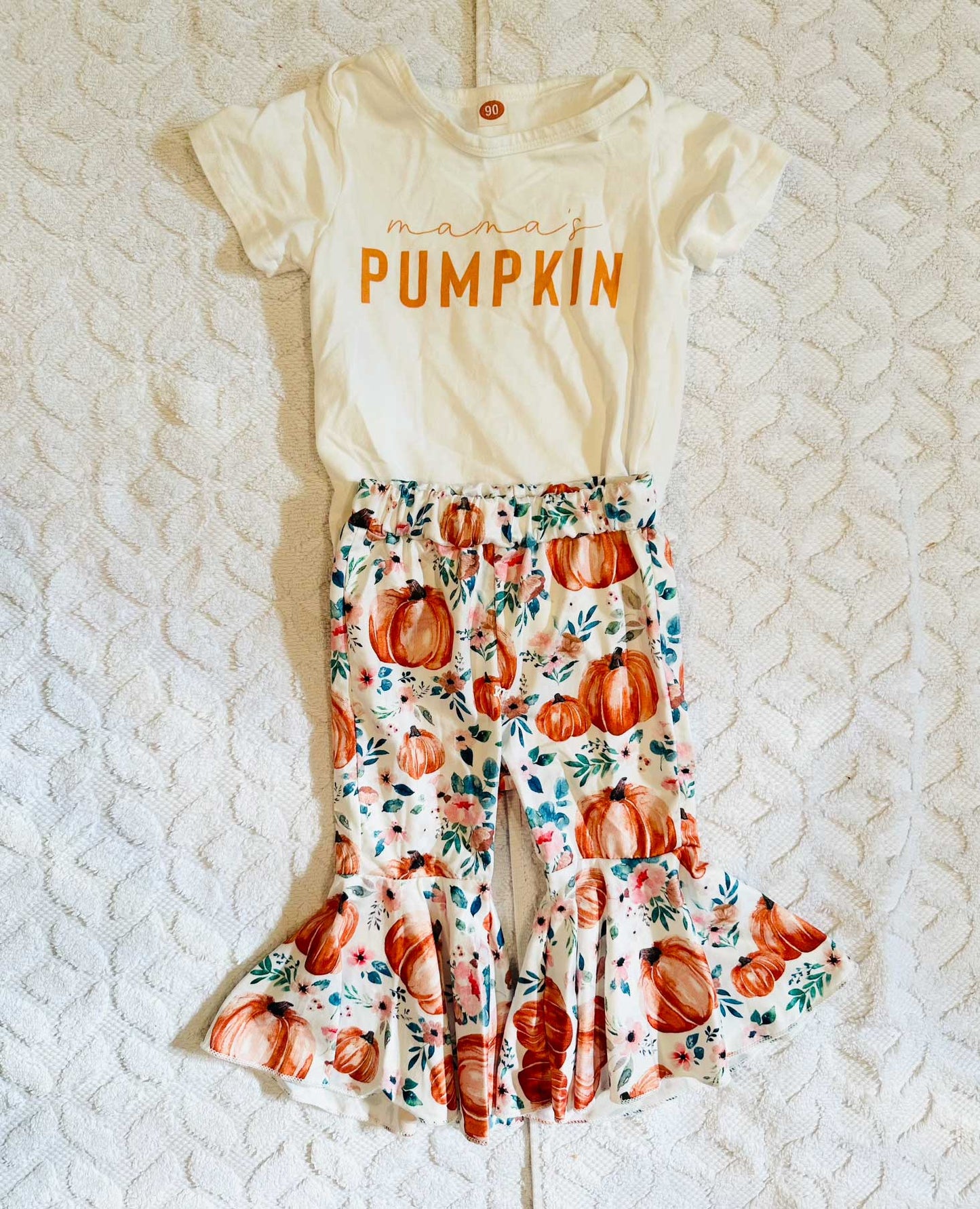 Seller #51: Girls Pumpkin Set 6-12 mo