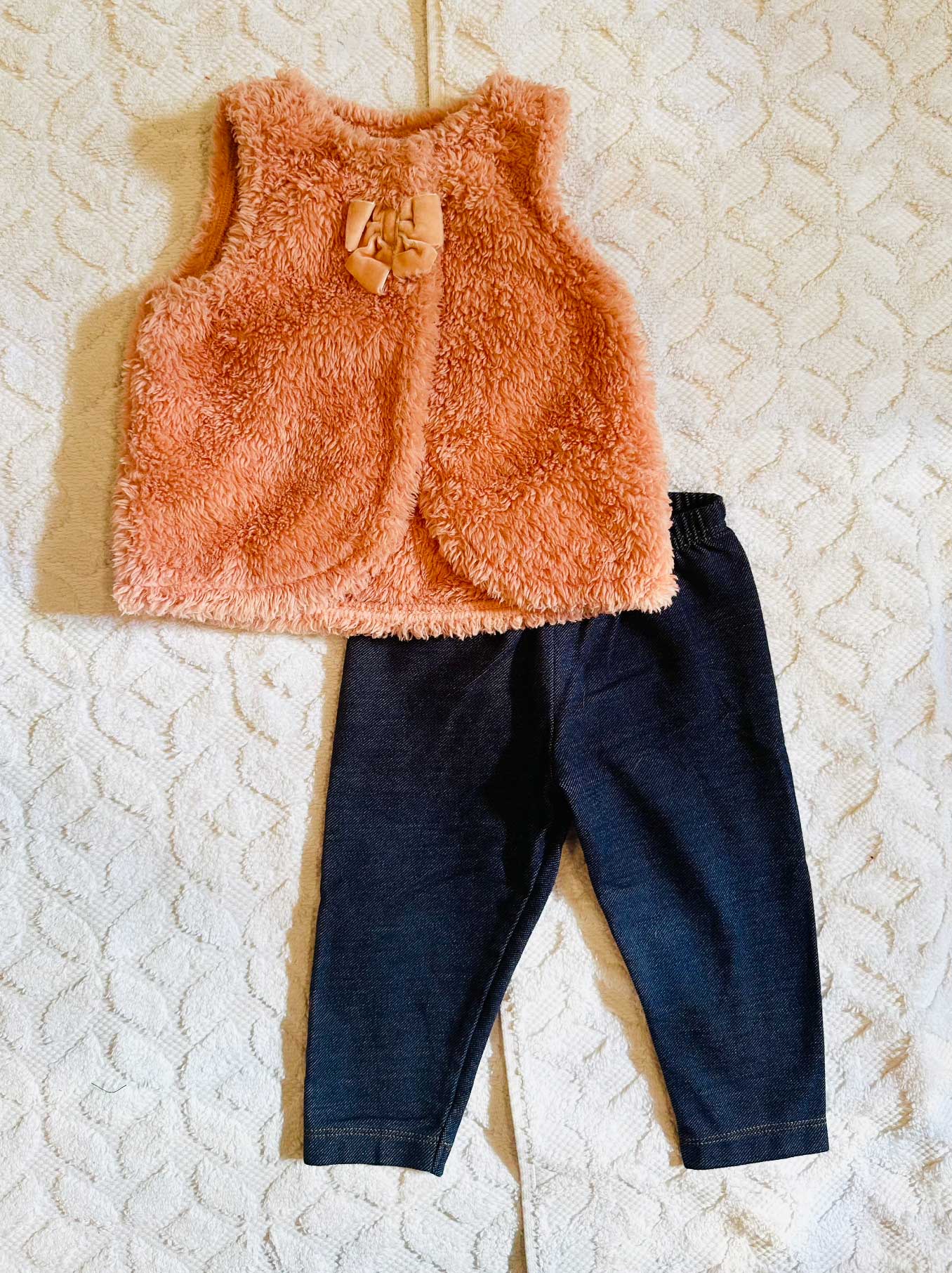 Seller #51: Carter's Girls Sherpa Vest & Jeggings Set 12M