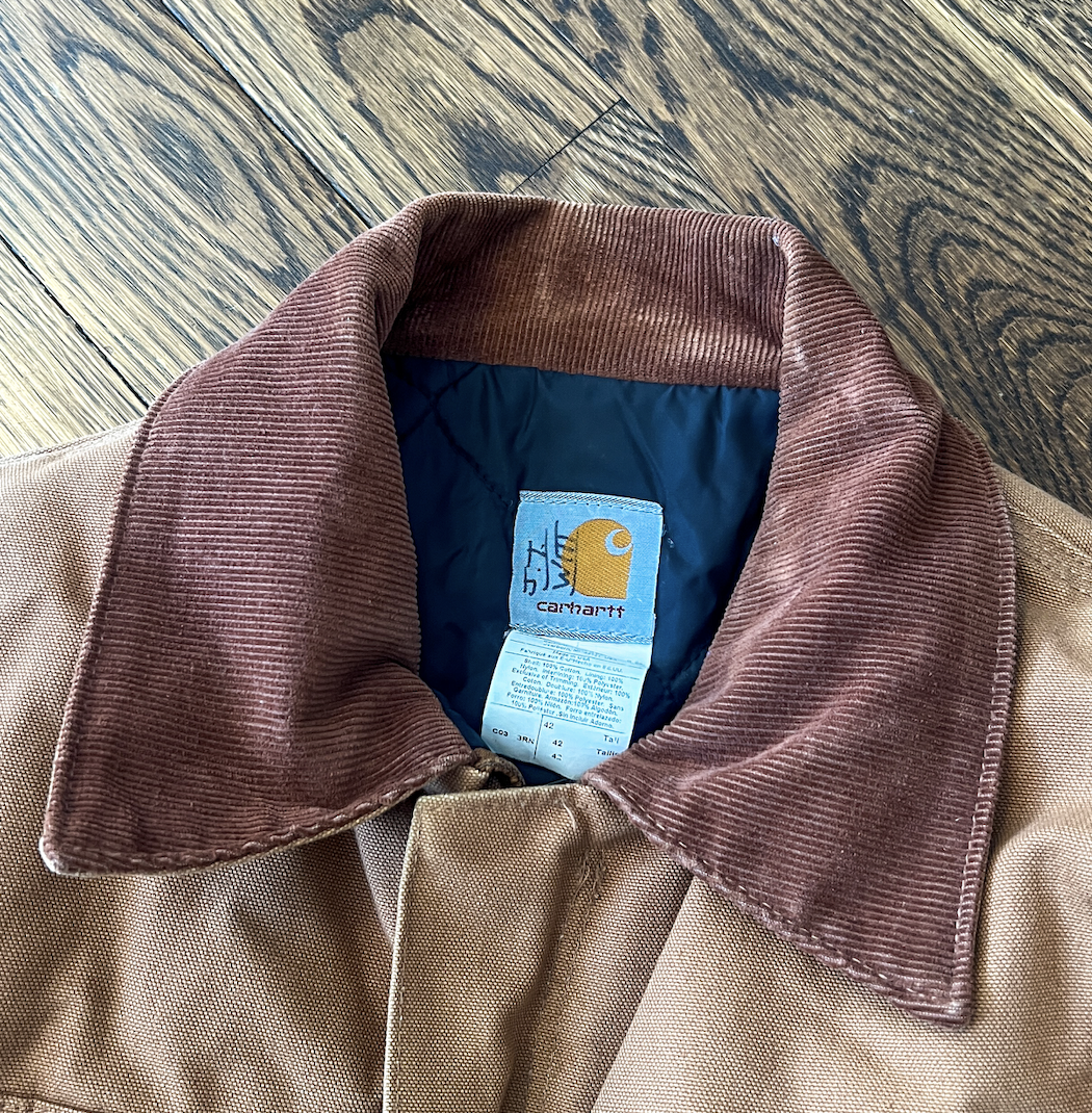 #154 Mens 42 Carhartt Quilt Lined hunting jacket