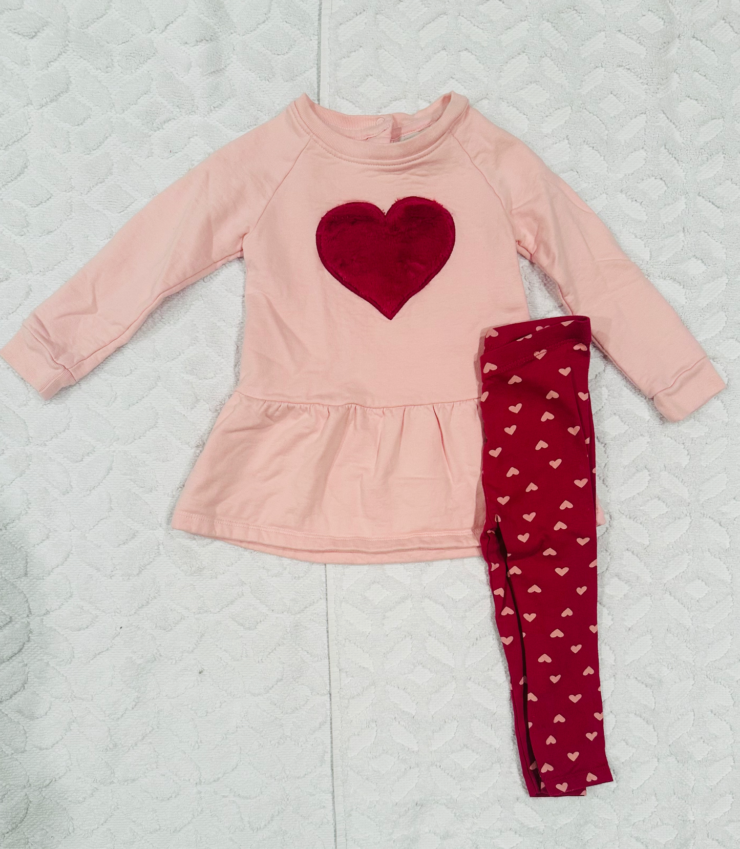 Seller #51: Koala Kids Girls Valentine's Dress Set 18 Months