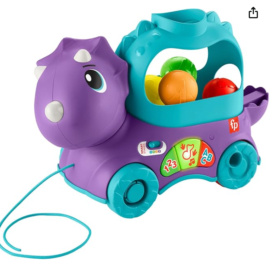Seller #165 Fisher-Price Toddler Learning Toy Poppin’ Triceratops Dinosaur