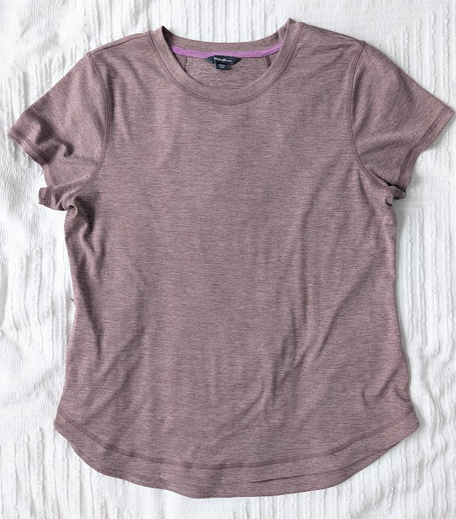 #164 - Eddie Bauer - Women's Large River T-Shirt - UPF 50, Short Sleeve (EUC)