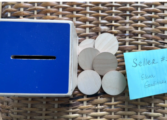 Seller #8 Lovevery Wooden Coin Bank Set 13-15 months