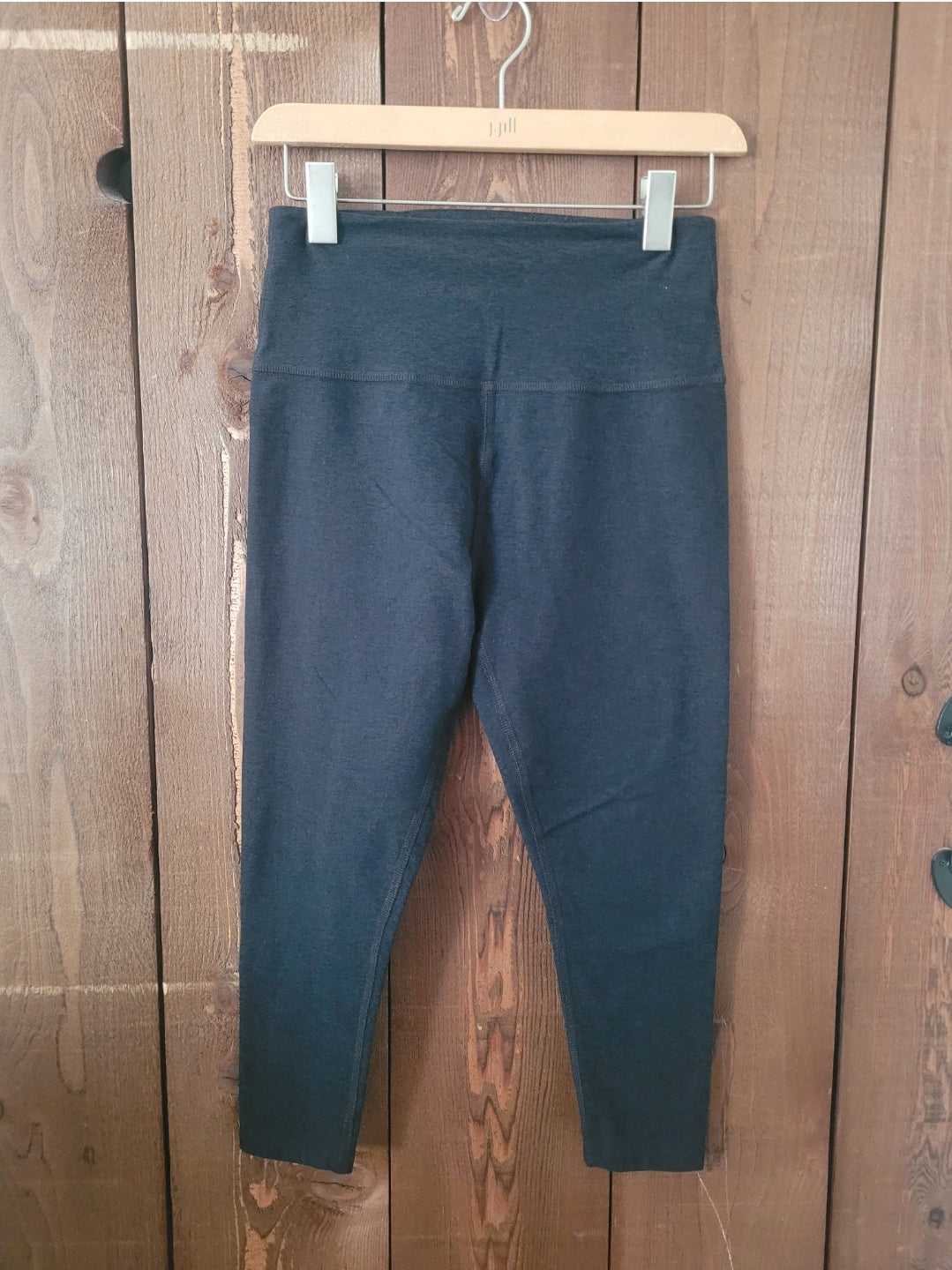 #109 Beyond Yoga Spacedye Caught in the Midi Dark Gray Leggings Womens Size L