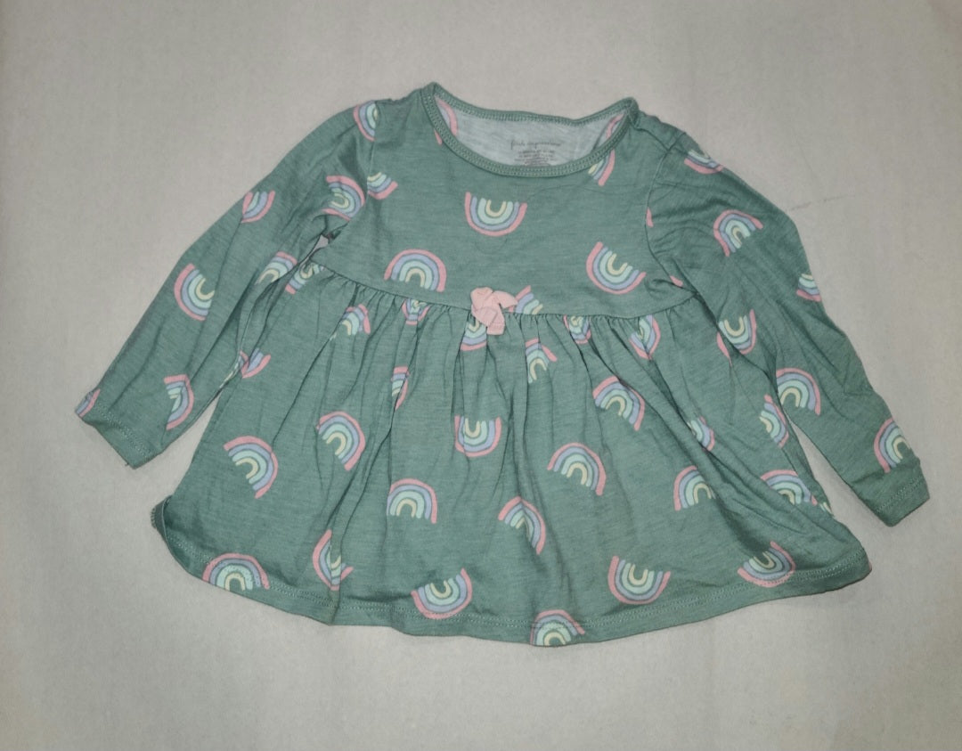 Seller #4 - First Impressions Girls 12 month rainbow shirt