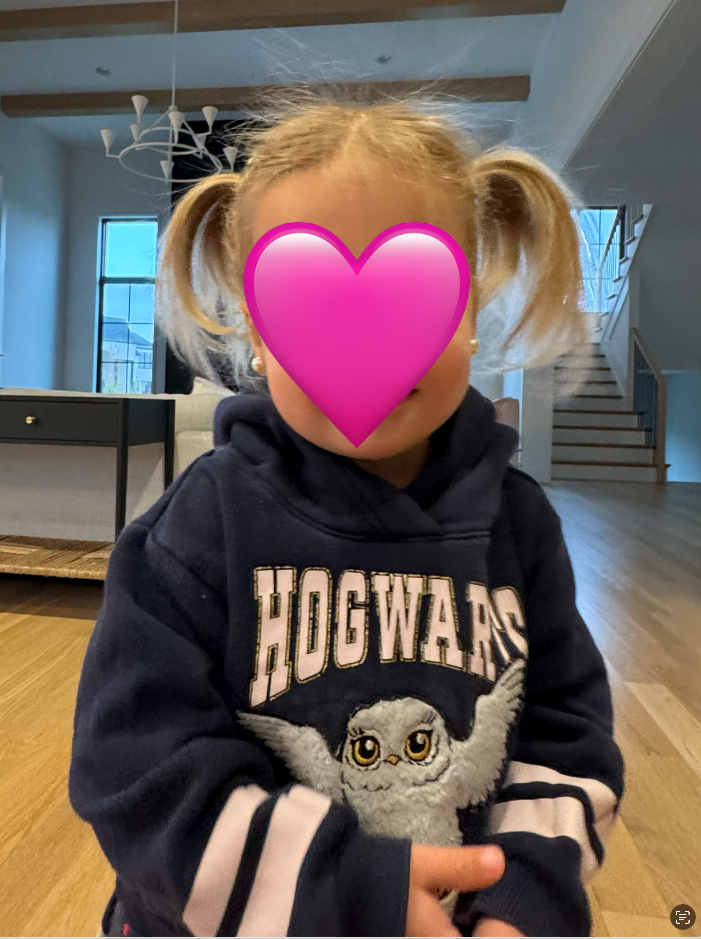 #82 H&M Harry Potter Hedwig Owl Sweatshirt Girls Size 2T