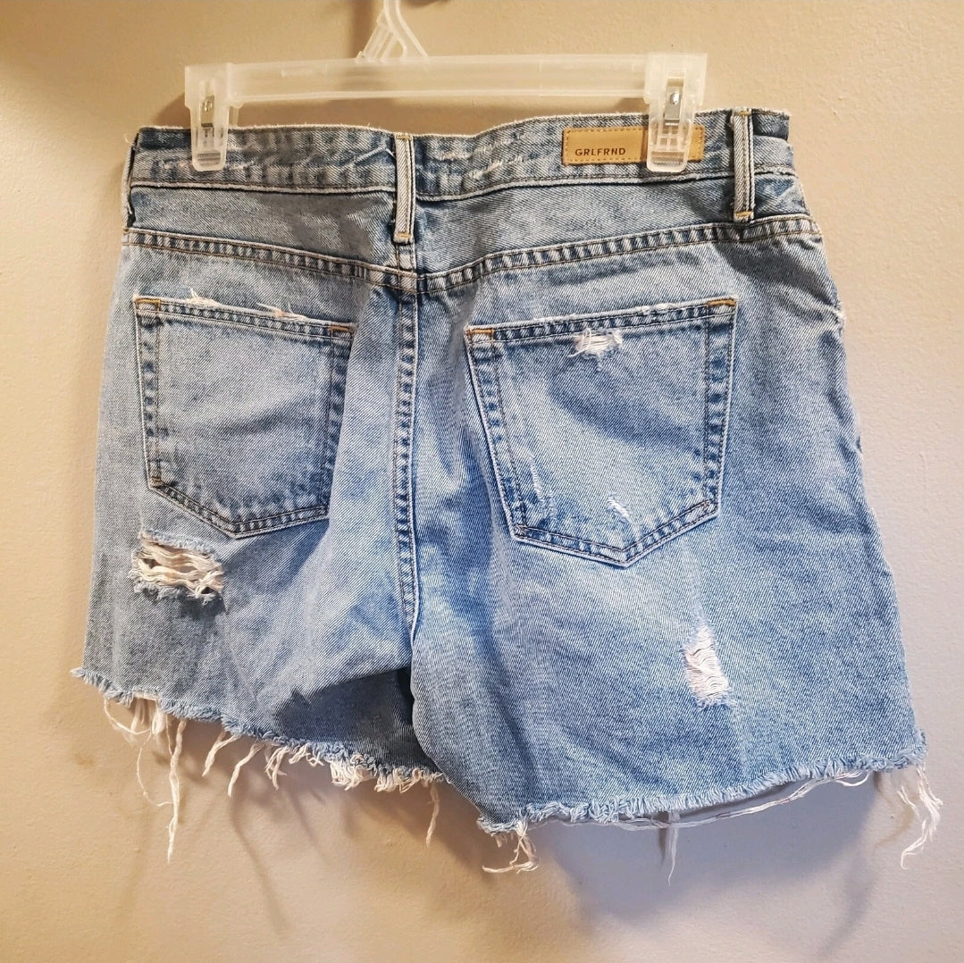 #66 Grlfrnd womens jean shorts size 28