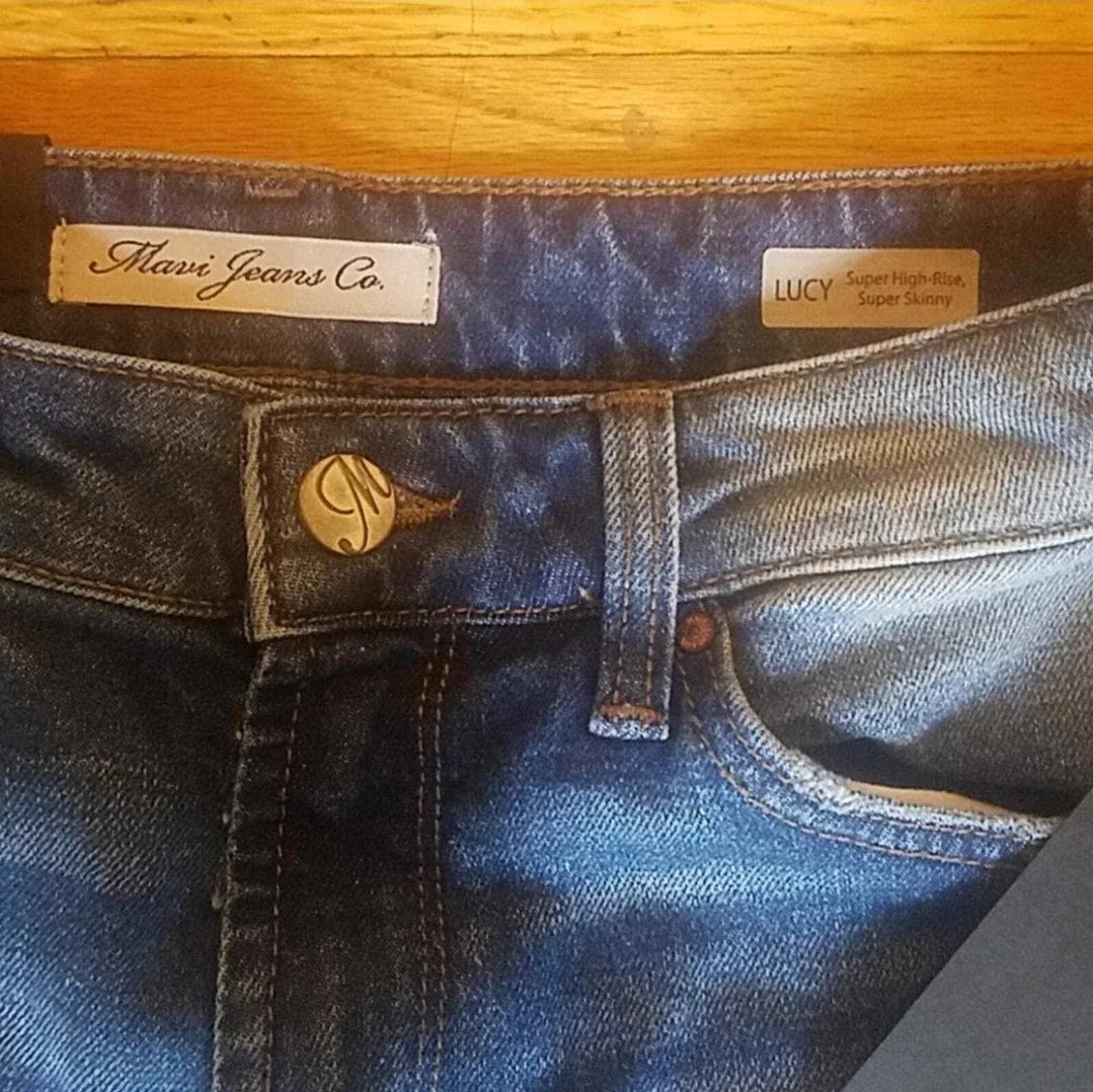 #66 Mavi womens super high rise super skinny jeans size 27