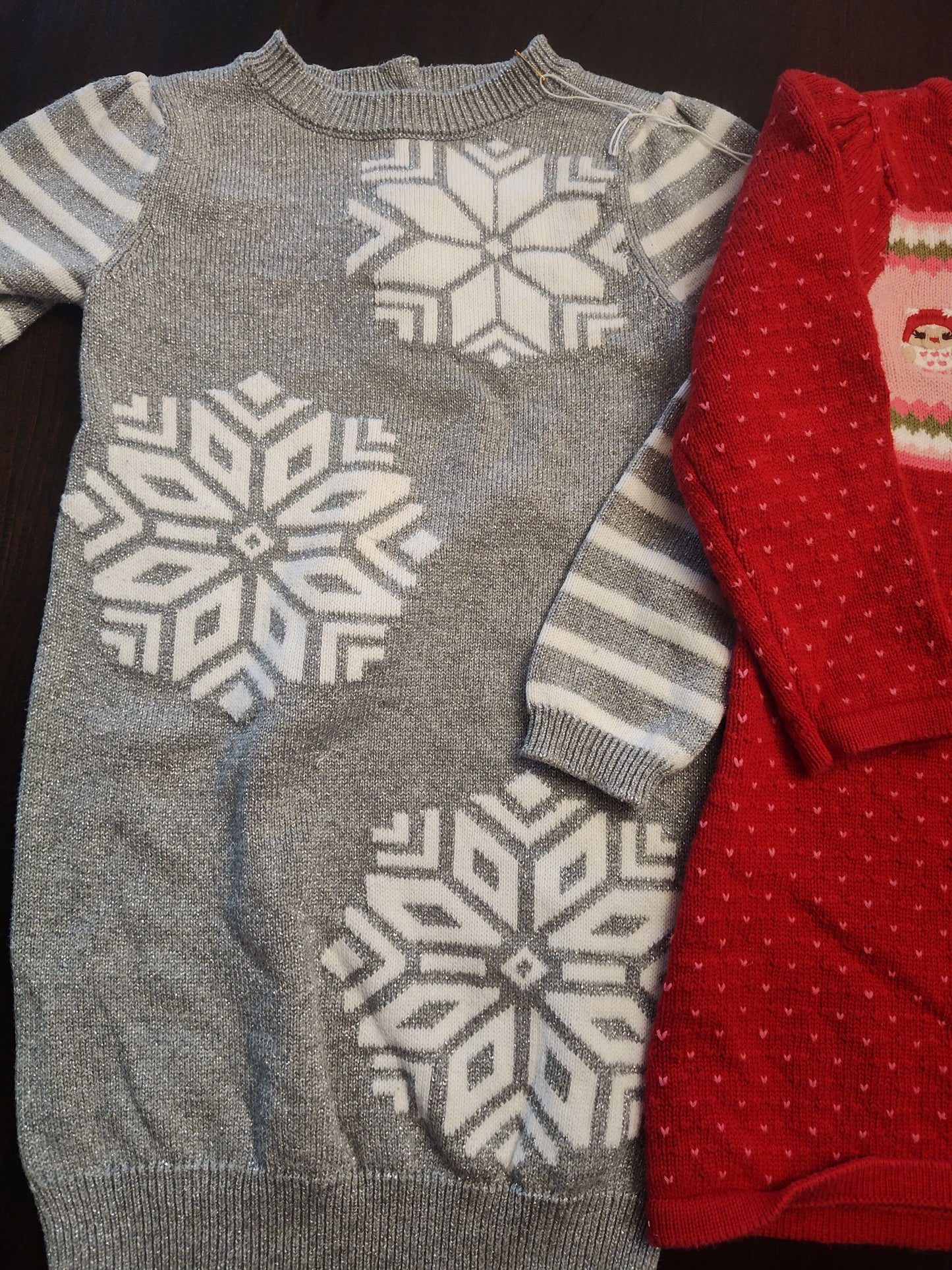 Seller 185 Girl's Gymboree Winter Dresses x 2 Owl & Snowflake Size 3