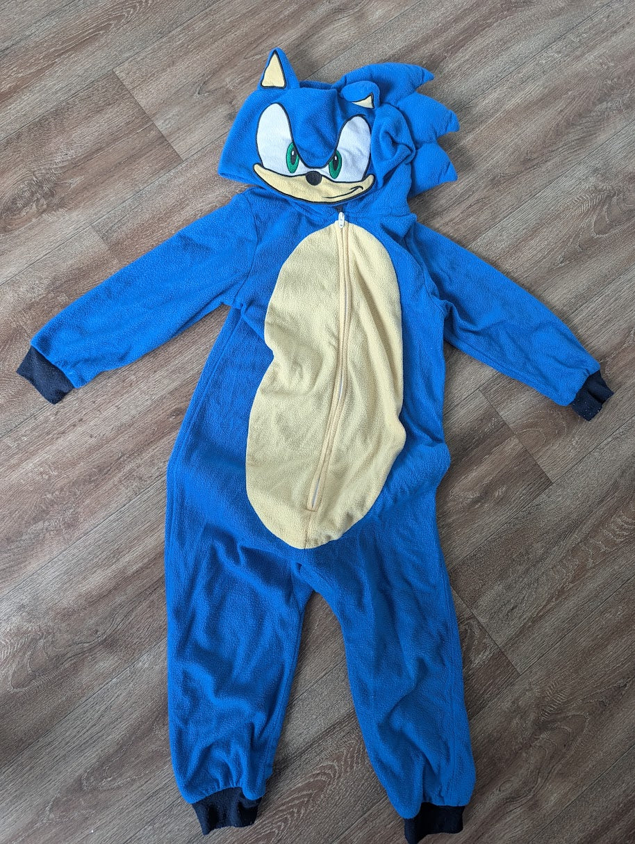 #8 Boys Sonic Onesie Size 4