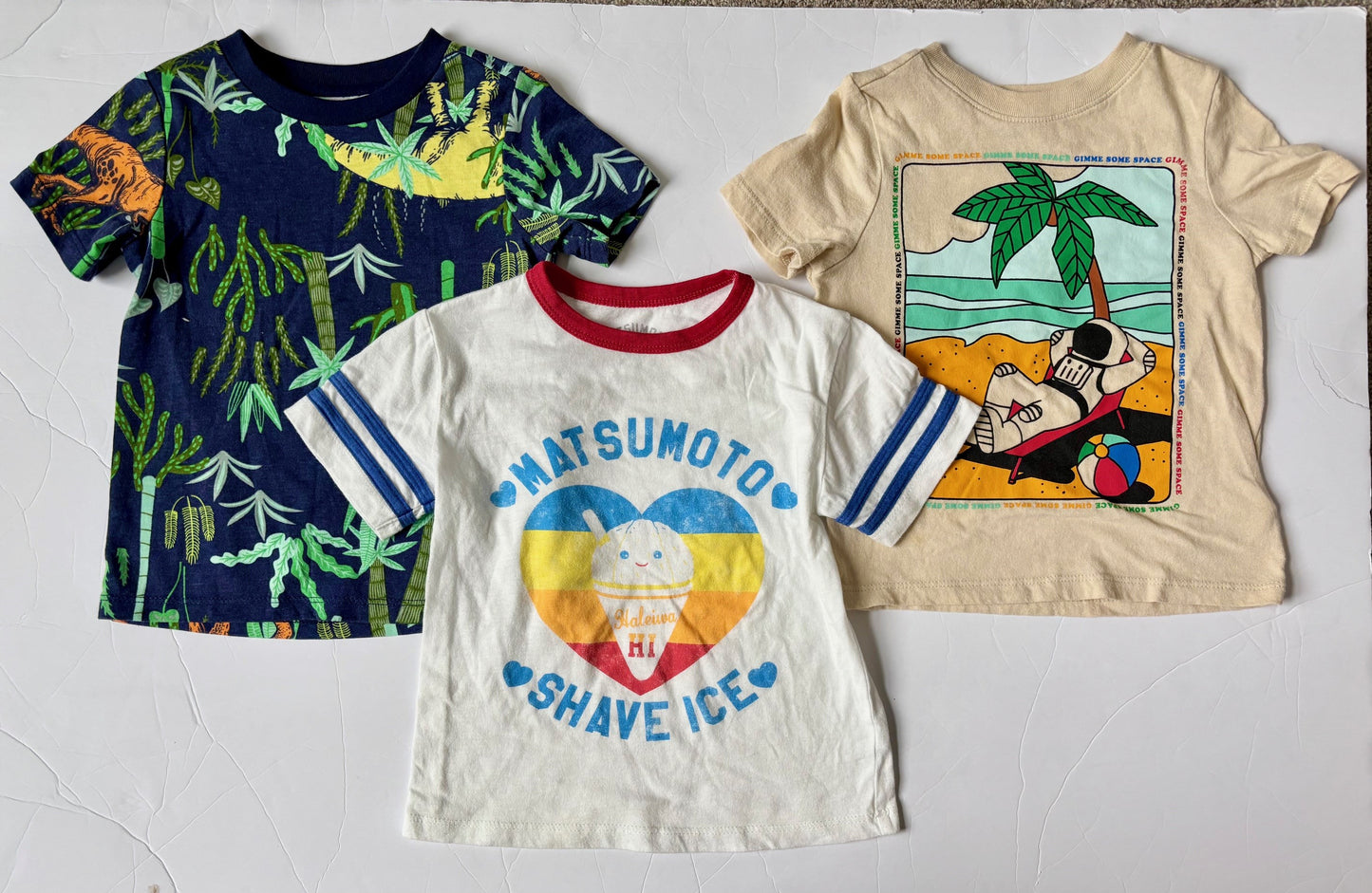 #43 Assorted Summer Tees Boys 2T EUC